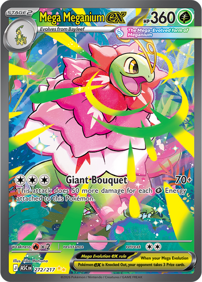 Mega Meganium ex — Mega Evolution: Ascended Heroes